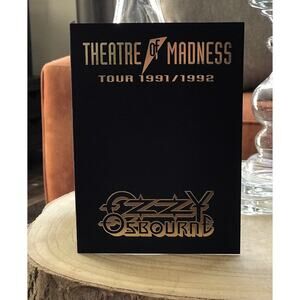 Ozzy Osbourne Photo Jacket Concert Tour Memorabilia Theatre of Madness 1991 1992